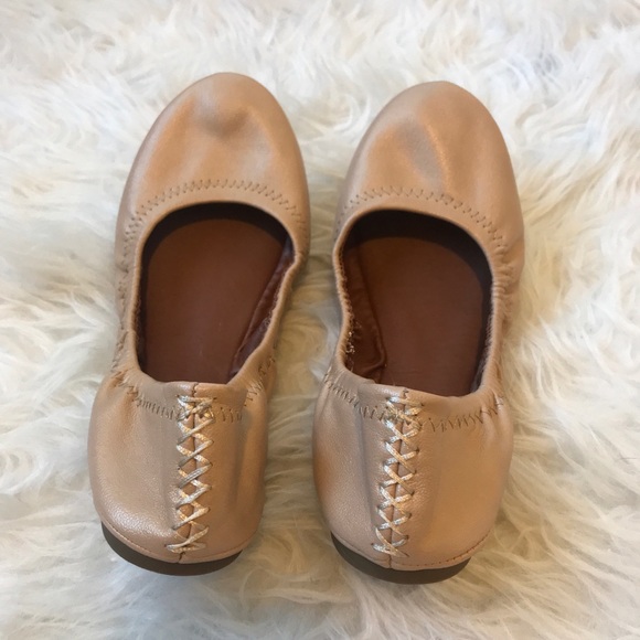Lucky Brand Essie Flats nude brown size 7 - Picture 2 of 6